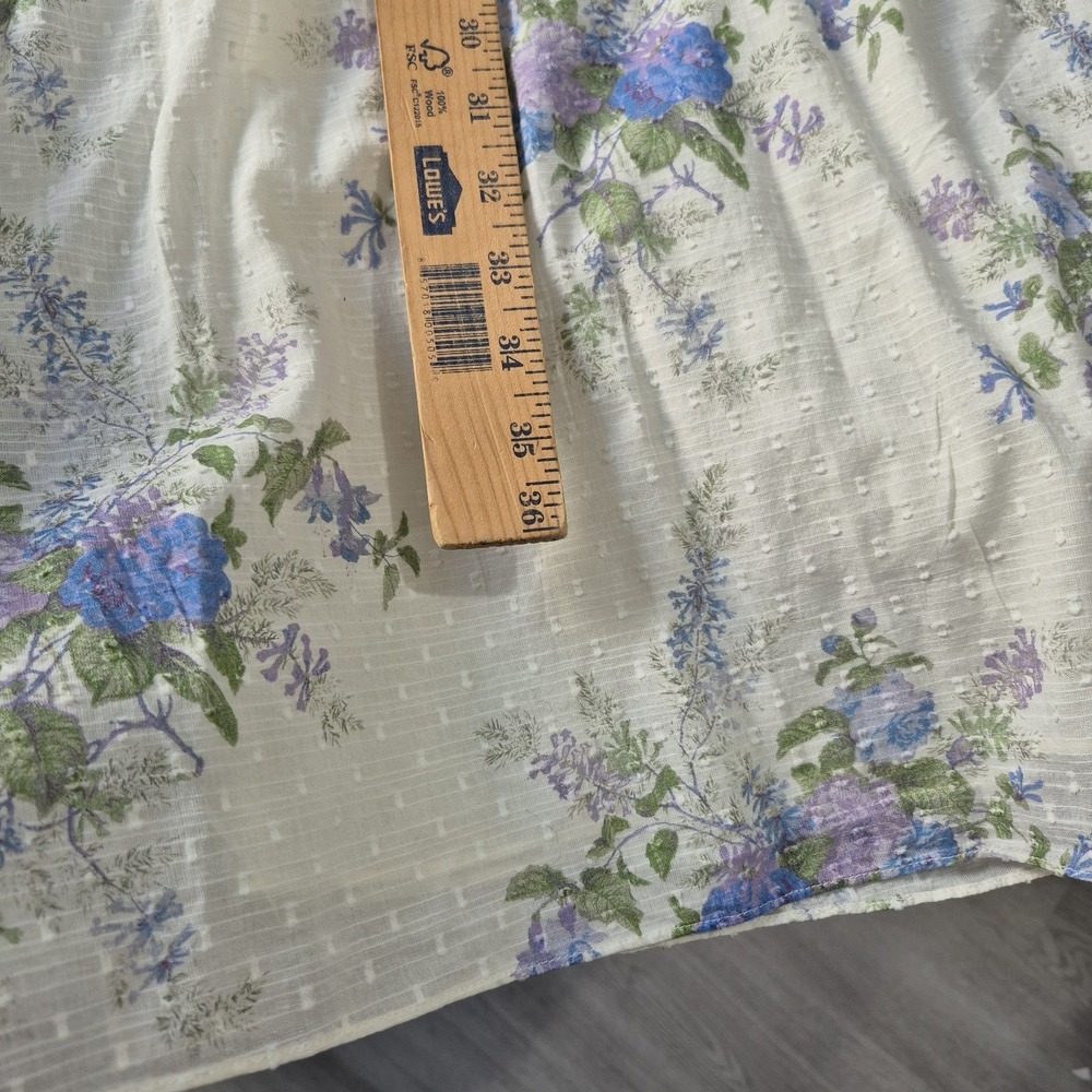 Love Shack Fancy Maxi Skirt Womens XL Falune Floral Deep Slit Pull On Cottage - Picture 10 of 11